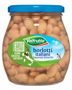 Valfrutta Legumes Gr360 - Borlotti Beans - FAGIOLI Borlotti