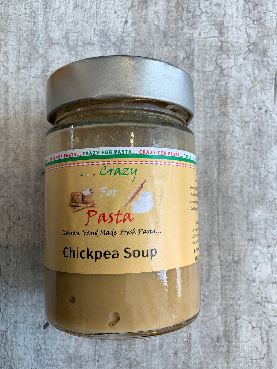 Cream of Chickpea Soup - Zuppa Ceci